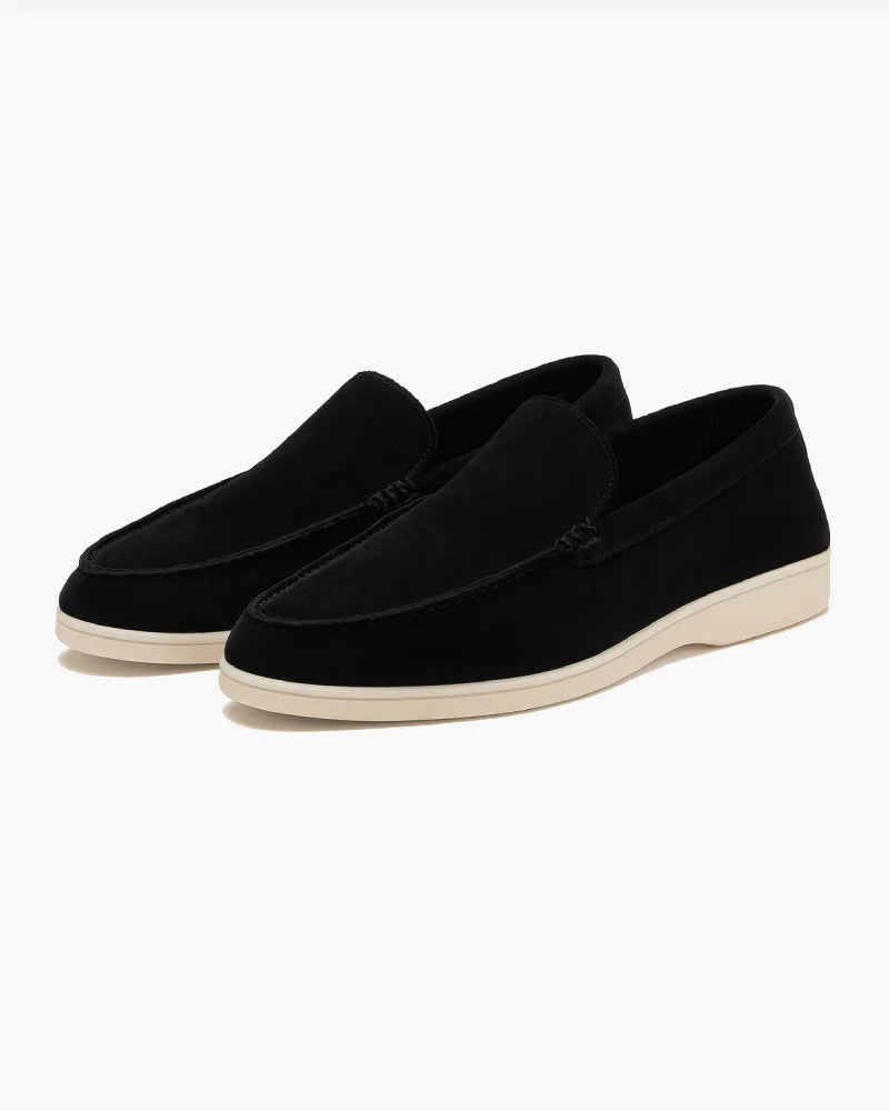 Mocassin homme en daim BLACK
