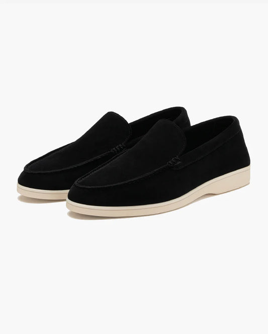 Mocassin homme en daim BLACK