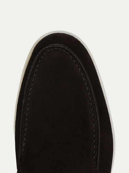 Mocassin homme en daim BLACK
