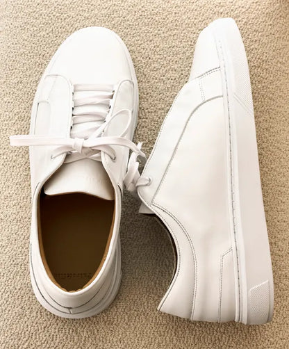 sneakers cuir blanc