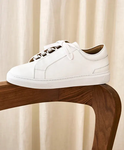 sneakers cuir blanc