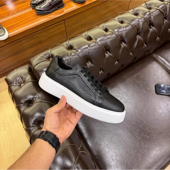 Baskets en Cuir Confort & Style