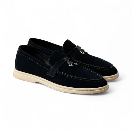 Mocassins Femme 100 % Daim BLACK