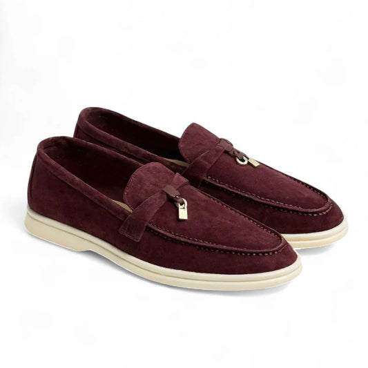Mocassins Femme 100 % Daim Bourgandy
